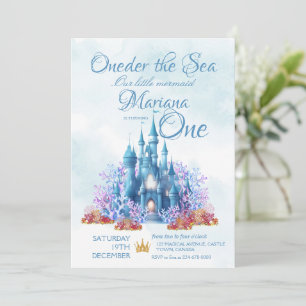 Oneder The Sea 1st Birthday Under the Sea Invitation