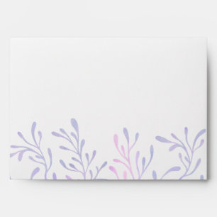 Oneder the Sea Girl 1st Birthday Seaweed Envelope