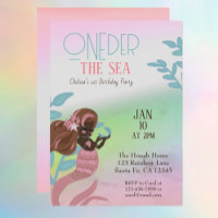 Oneder the Sea Mermaid First Birthday