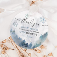 ONEderful 1st Birthday Blue Winter Wonderland