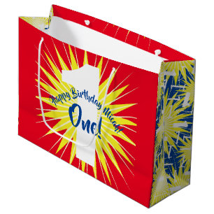 Onederful 1st Birthday Party Large Gift Bag