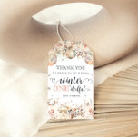 ONEderful 1st Birthday Pink Winter Wonderland Gift Tags<br><div class="desc">ONEderful 1st Birthday Pink Winter Wonderland Gift Tags. Matching items available.</div>