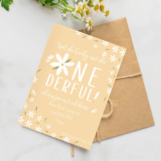 Onederful First Birthday Invitation