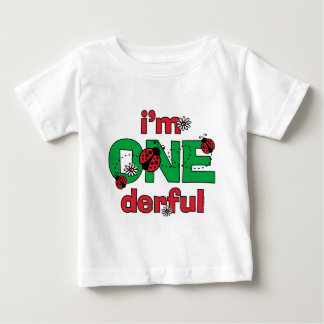 ONEderful Ladybug 1st Birthday Baby T-Shirt