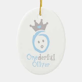ONEderful Oliver Ceramic Tree Decoration