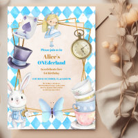 Onederland Tea  Alice in Wonderland 1st Birthday 