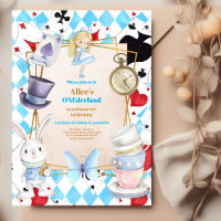 Onederland Tea Alice in Wonderland 1st Birthday
