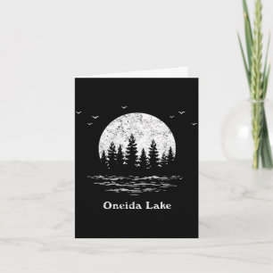 Oneida lake outdoor adventure family vacation card