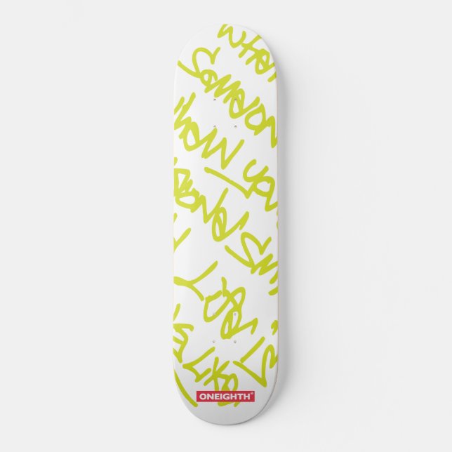 ONEIGHTH Tokyo Graffiti Line オリジナル スケートボード Skateboard (Front)