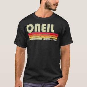 ONEIL Surname Funny Retro Vintage 80s 90s Gifts Me T-Shirt