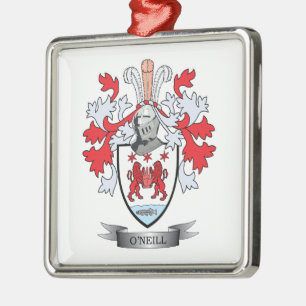 O'Neill Coat of Arms Metal Tree Decoration
