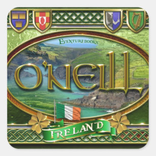 O'Neill Family Banner Square Sticker