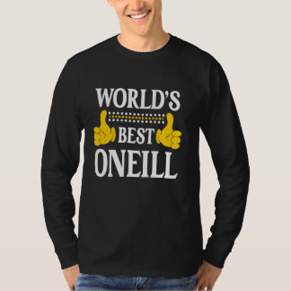 ONeill Surname Team Family Last Name World's Best  T-Shirt