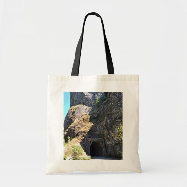 Oneonta Gorge Tunnel, Oregon Tote Bag (Front)