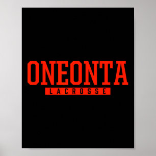 Oneonta High School Lacrosse  Poster