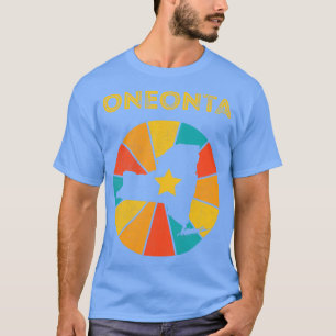 Oneonta New York Vintage Distressed Souvenir 1 T-Shirt