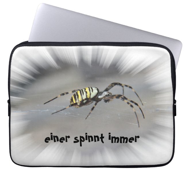 One's always crazy Laptop Sleeves (Front)