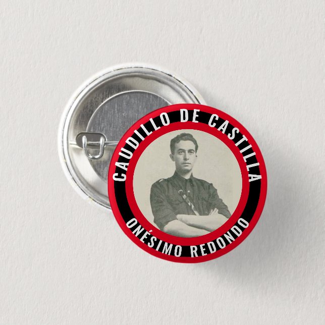 ONÉSIMO REDONDO 3 CM ROUND BADGE (Front & Back)