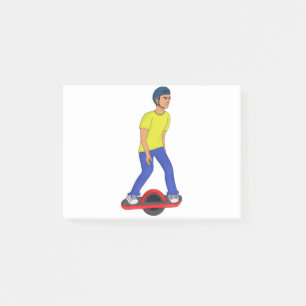 Onewheeling Dude Post-it Notes