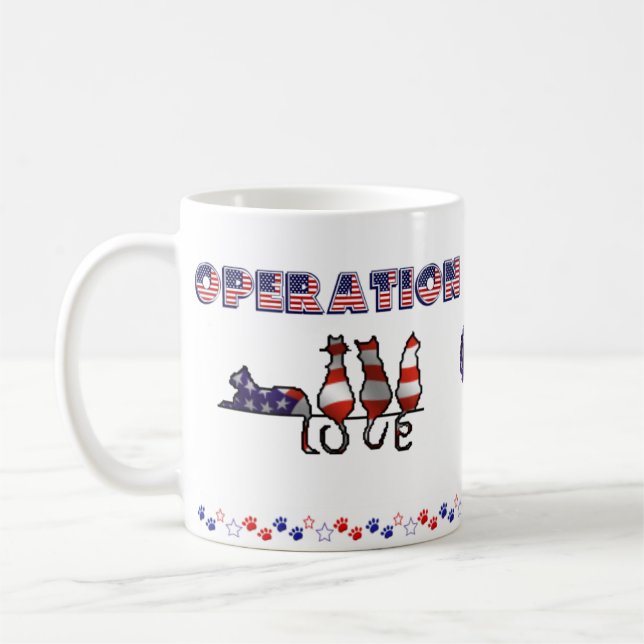 ONF Mug - Help the military keep their cats (Left)