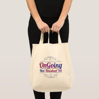 Ongoing Tote Bag Reusable Shopping & Coffee Tote