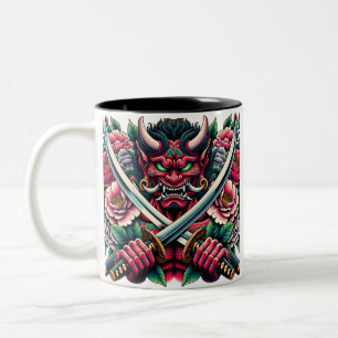 Oni & Bakeneko - Enchanted Guardians Edition Two-Tone Coffee Mug