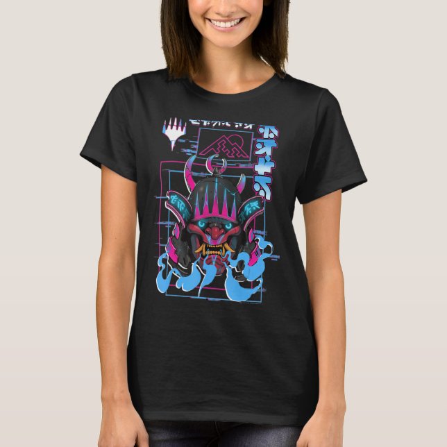 Oni Demon Japanese Devil T-Shirt (Front)