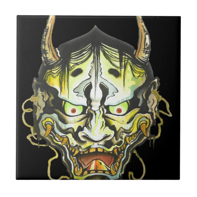 Oni Devil Design Tile (Front)