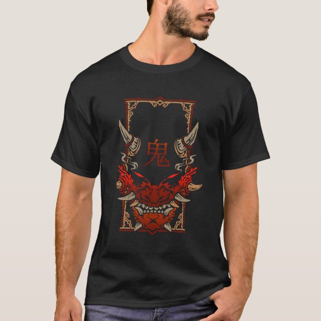 Oni Hannya Ghost Japanese T-Shirt (Front)