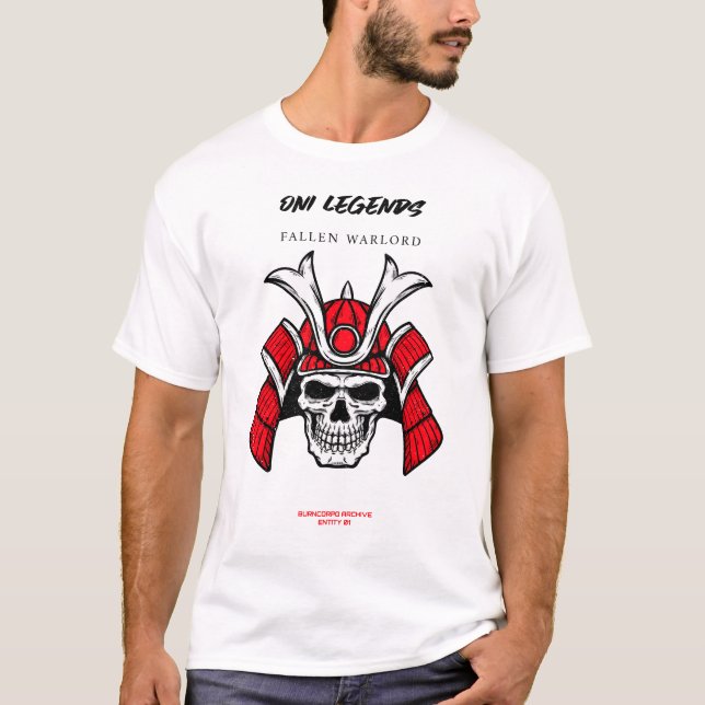 Oni Legends – Fallen Warlord | BurnCorpo T-Shirt (Front)