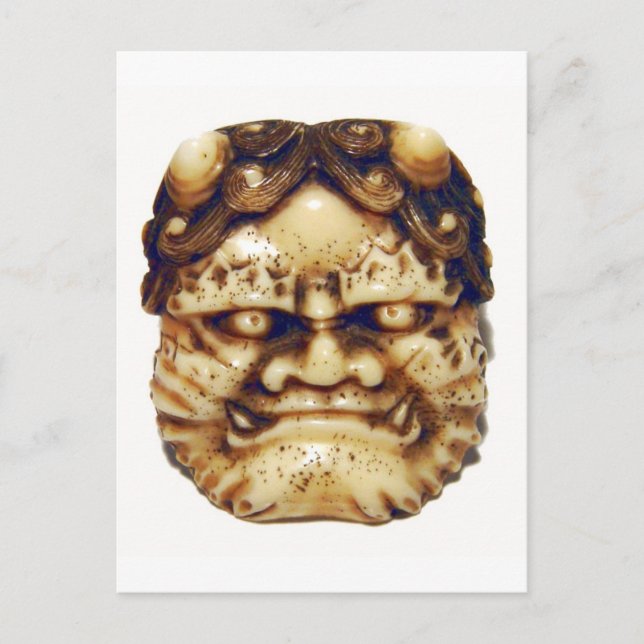Oni Netsuke Postcard (Front)