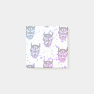 Oni pattern stationery (splash) post-it notes