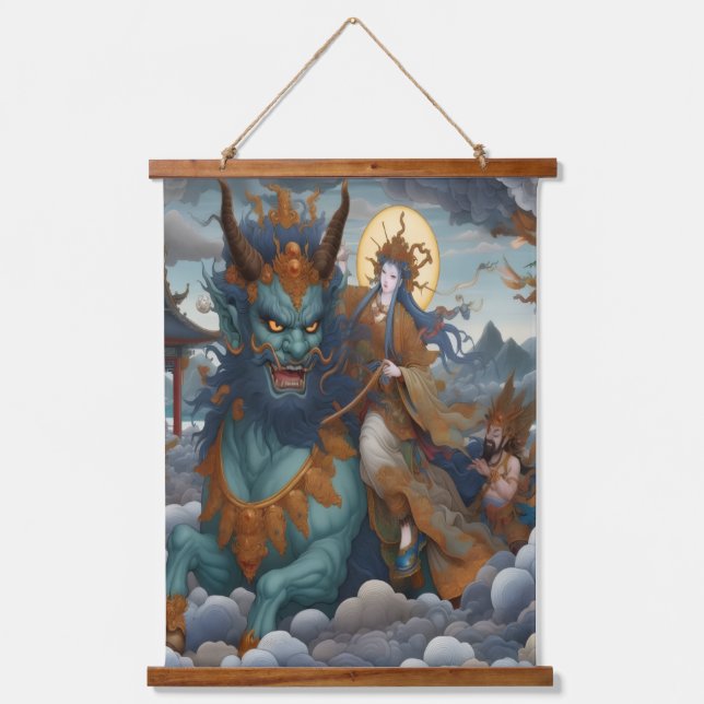 Oni Rider Hanging Tapestry (Front)