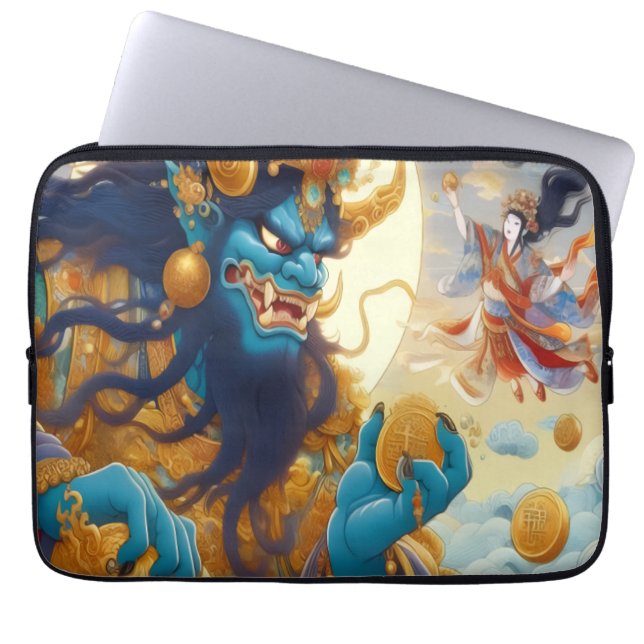 Oni Skies Laptop Sleeve (Front)