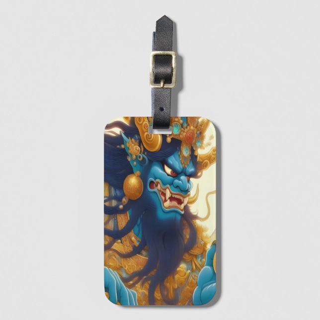Oni Skies Luggage Tag (Front Vertical)