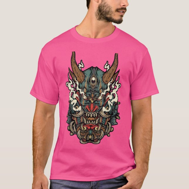 Oni Yokai Demon Mystic Legend Angry Japanese Mytho T-Shirt (Front)