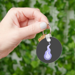 Onibi Flame Spirit- Japanese Yokai Key Ring