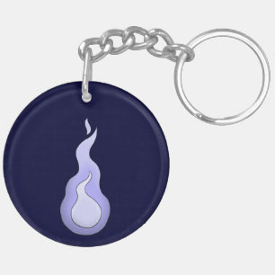 Onibi Spirit Flame- Japanese Yokai Key Ring