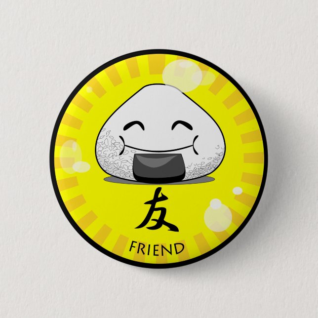Onichibi - Friend 6 Cm Round Badge (Front)