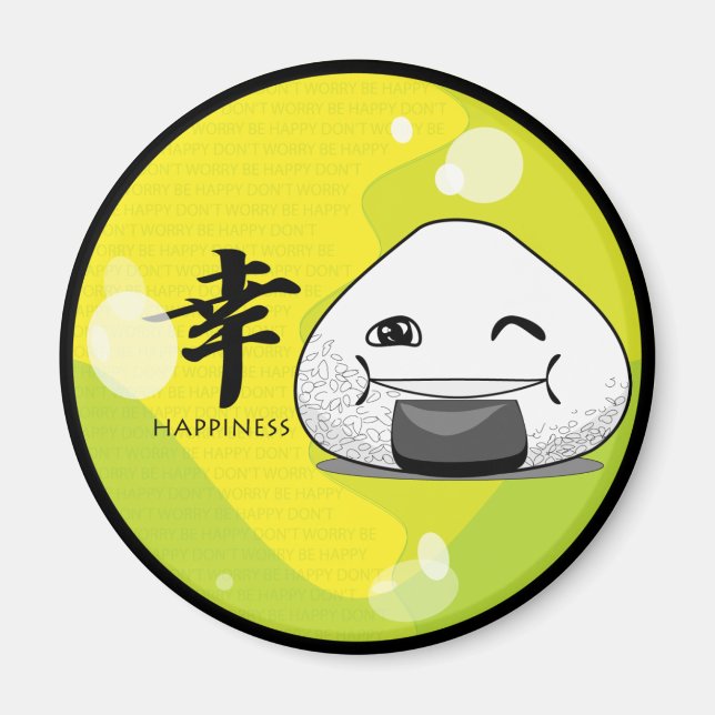 Onichibi - Happy! Magnet (Front)