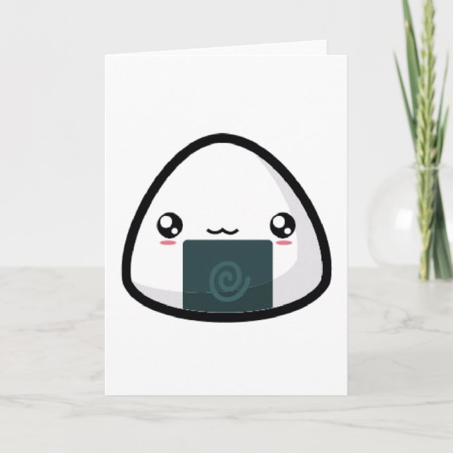 Onigiri Greeting Card (Front)