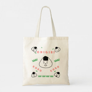 Onigiri  Koro Koro (the Rolling Rice Balls) Tote Bag