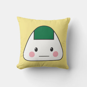 Onigiri omusubi Japanese rice ball seaweed nori Cushion