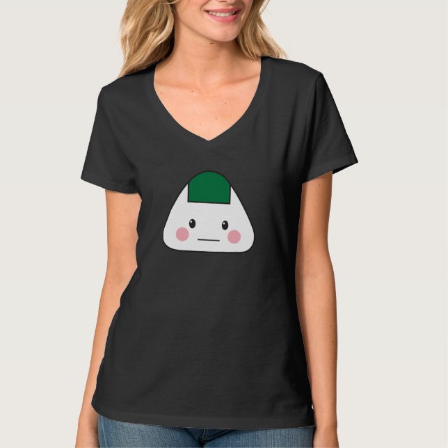 Onigiri omusubi Japanese rice ball seaweed nori T-Shirt (Front)