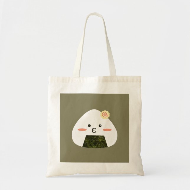 Onigiri Sushi Tote Bag (Front)