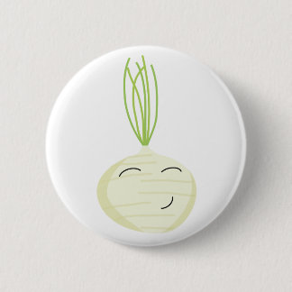 onion 6 cm round badge