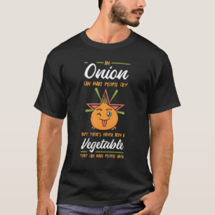 Onion Bulb Shallot  Vegeterian Farmer Make People  T-Shirt