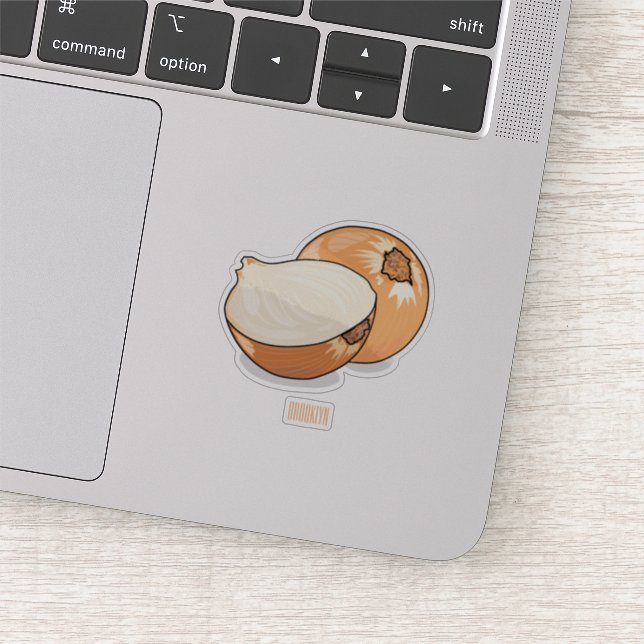 Onion cartoon illustration (Detail)