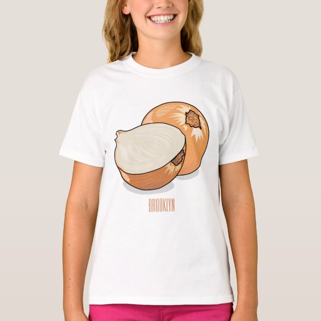 Onion cartoon illustration  T-Shirt (Front)