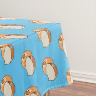 Onion cartoon illustration tablecloth